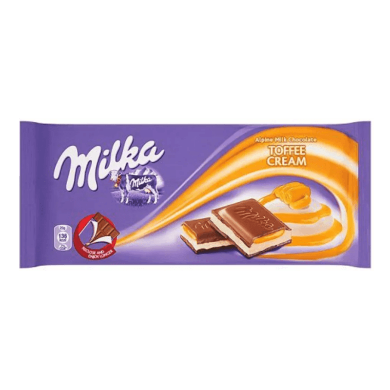 Milka – Chocolate Toffee Cream 100gx23 – Premier Polmarex