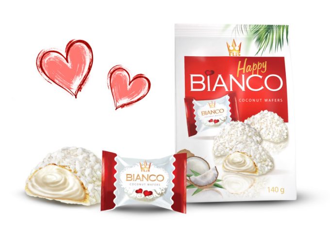 Flis -  Happy Bianco Coconut Wafer Bag 140gx10