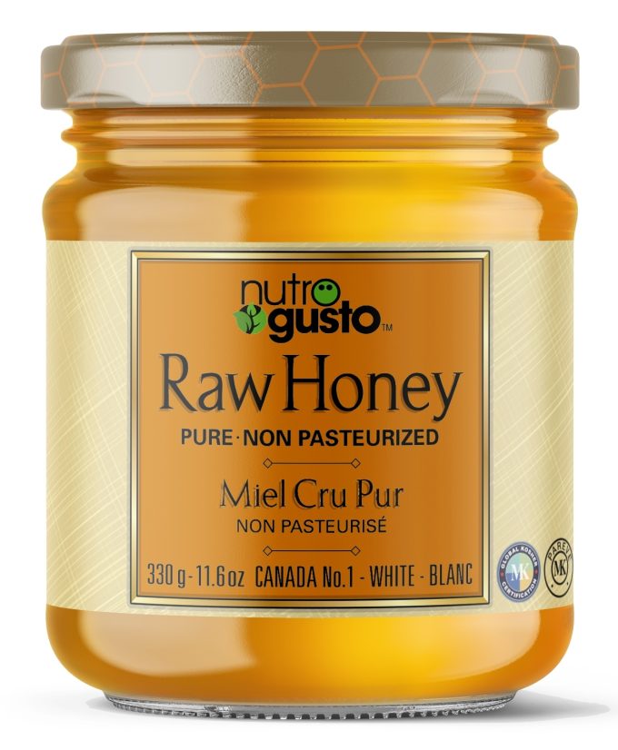 NutroGusto - Pure Raw Honey 330gx12