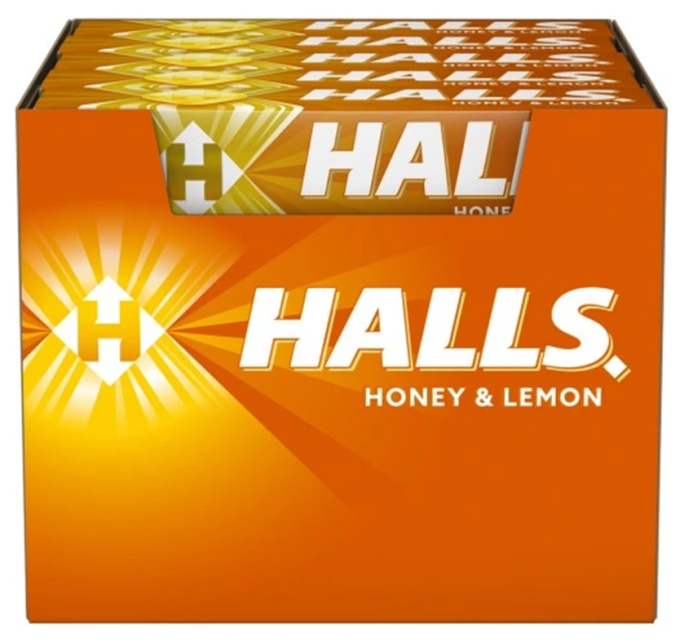 Halls -  Honey Lemon 33.5gx20