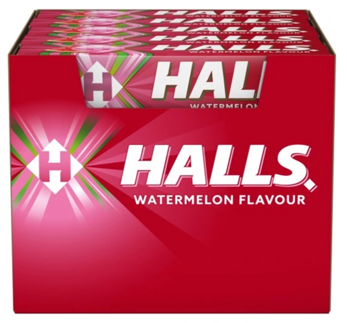 Halls -  Watermelon 33,5gx20