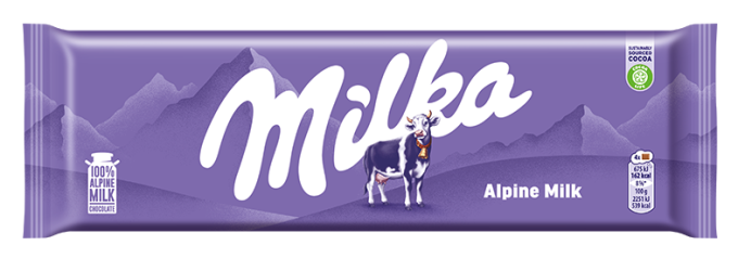 Milka -  Chocolate Alpenmilch 250gx17