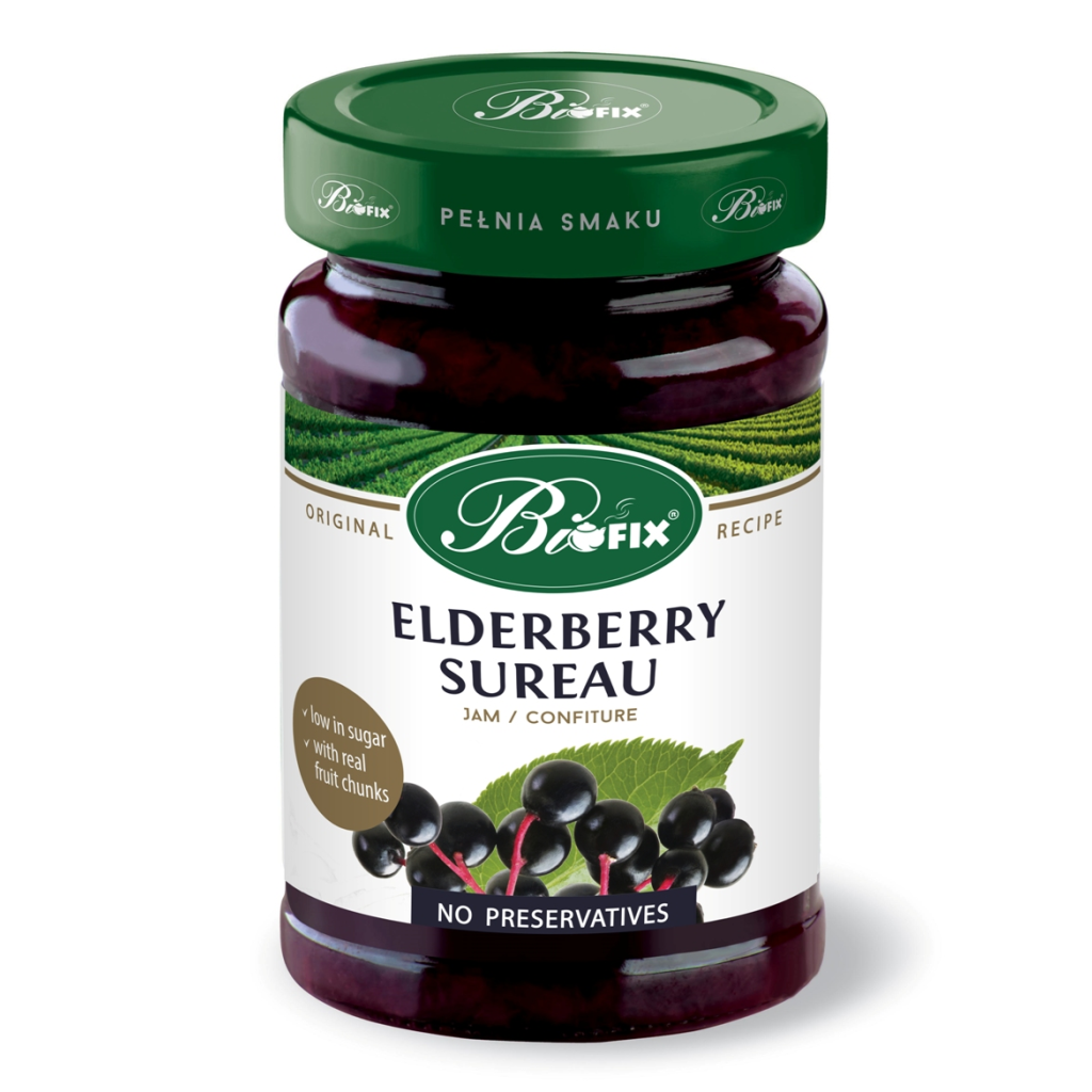 Biofix Elderberry Jam 290gx8 Premier Polmarex