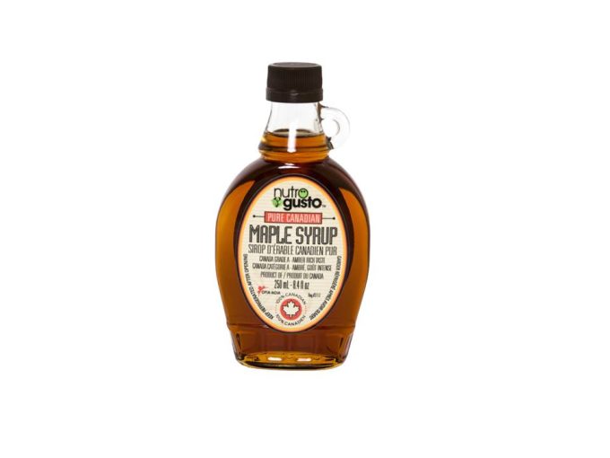 NutroGusto - Pure Canadian Maple Syrup 250mlx12