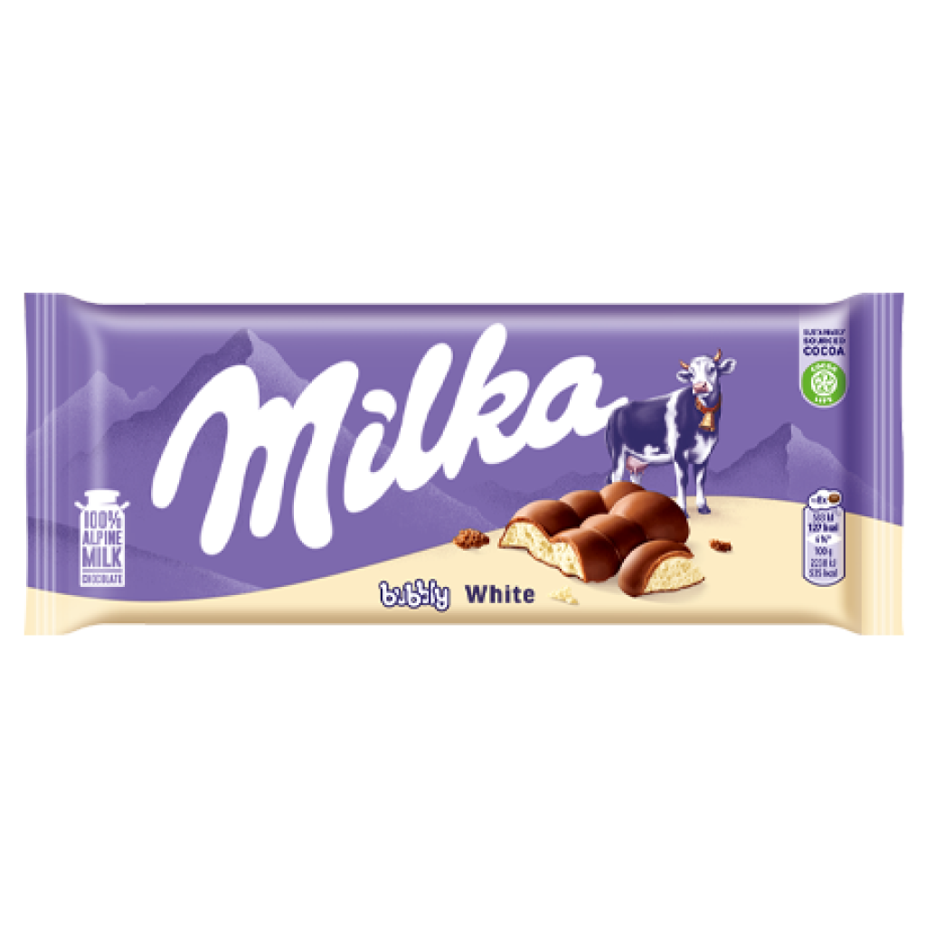 Milka - Chocolate Bubbly White 95gx15 - Premier Polmarex