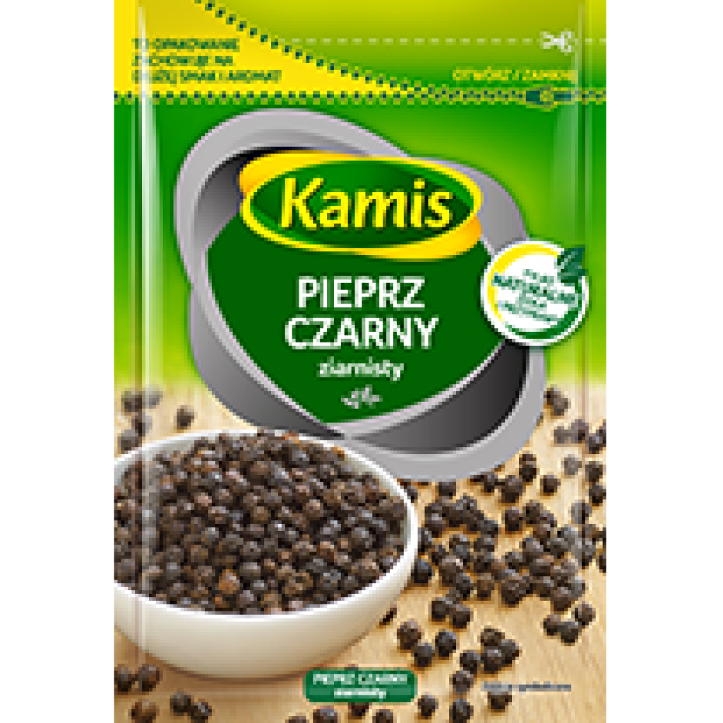 Kamis - Pieprz Czarny Ziarnisty 20g - Premier Polmarex