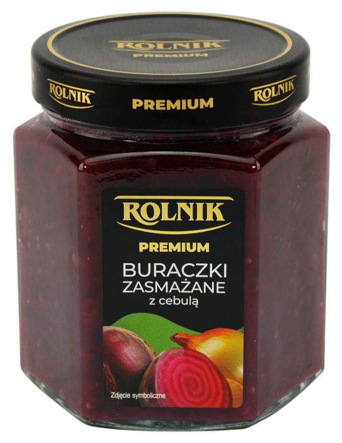 Rolnik - Buraczki zasmazane z cebula premium 540g