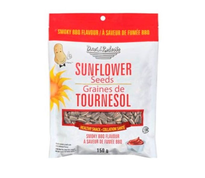 David Roberts - Smoky BBQ Sunflower Seeds in shell  150gx24