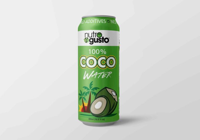 NutroGusto - Pure Coconut Water Juice 490mlx24