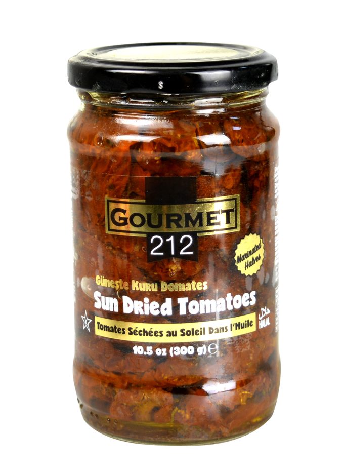 Gourmet 212 - Sun Dried Strips Tomatoes in Oil 12x320cc Jar