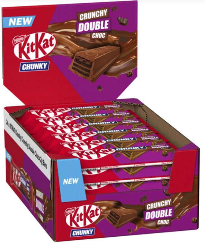 Kit Kat Chunky Crunchy Double Choc 42gx24
