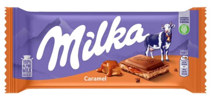 Milka -  Chocolate Caramel Sandwich 100gx23